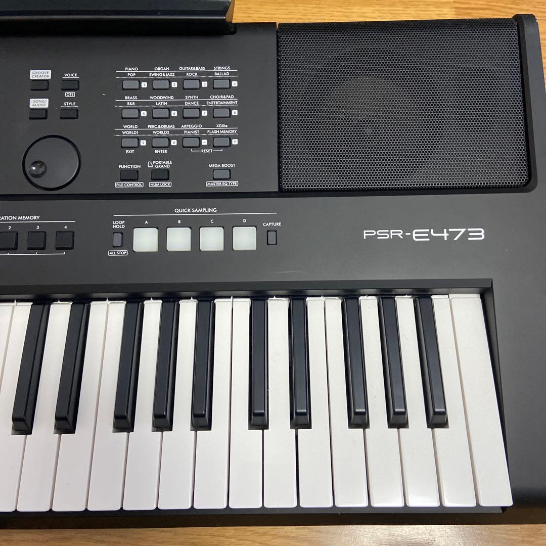 YAMAHA PSR-E473 ポータブルキーボード　61鍵盤