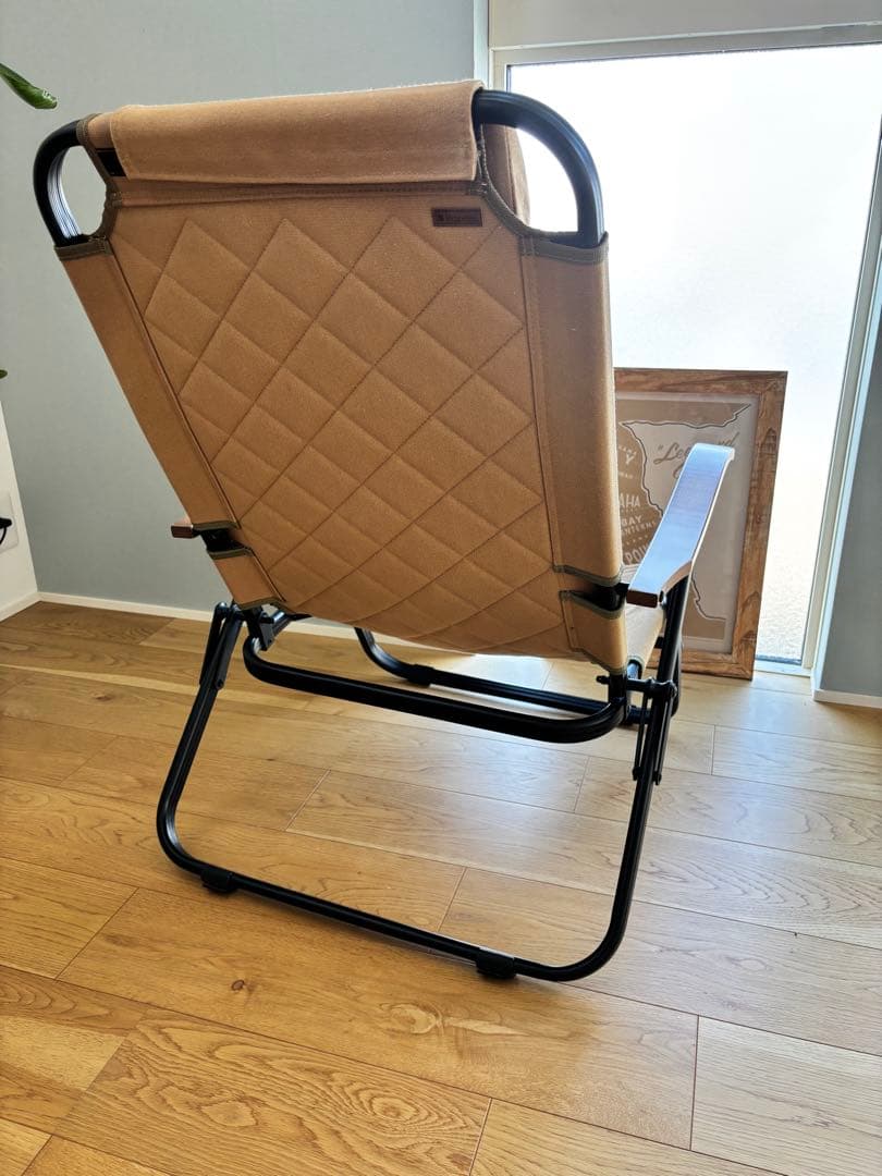 【専用カバーもプレゼント】クライマックスローチェア２ AL（アルミ）キャメル