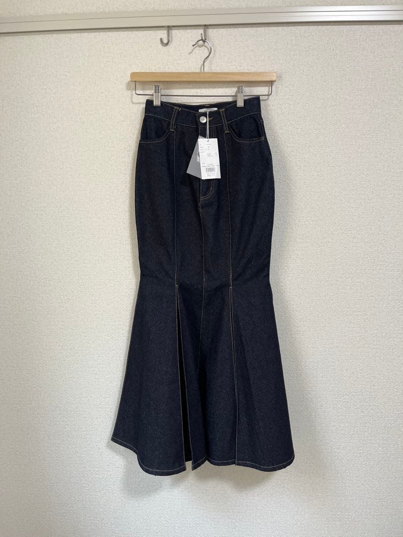【新品タグ付】Darich パイピングデニムマーメイドスカート IND XS