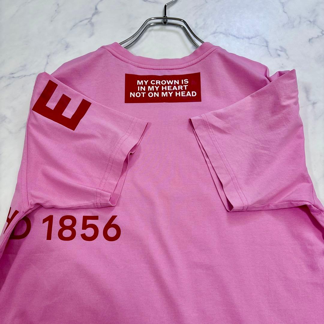 美品 バーバリー Tシャツ ホースフェリー ピンク XXS M相当 ストレッチ