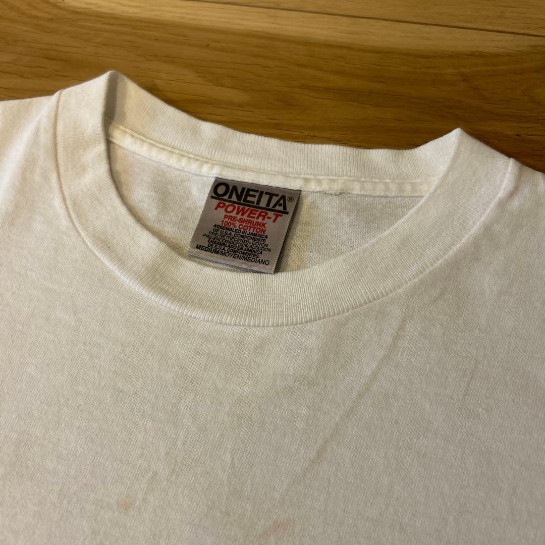 90’s A BATHING APE Tシャツ M ペイントロゴ