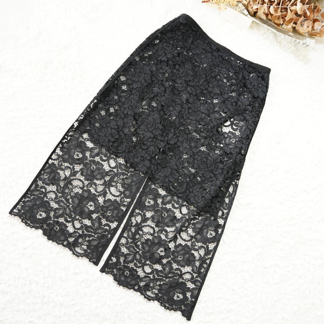 【新品未使用】ADORE　アドーア　レーススカート　ロング丈　Mサイズ