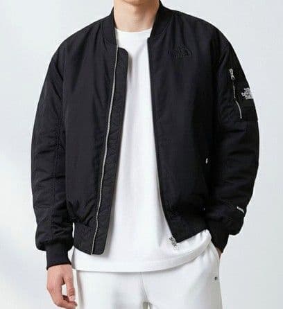 THE NORTH FACE ブラック MA-1 ボンバージャケット　日本未入荷