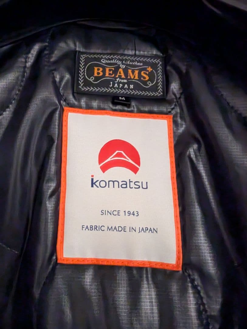 【美品】ビームスプラス × 小松マテーレ┃ M-65 モッズコート ❘ ブラック