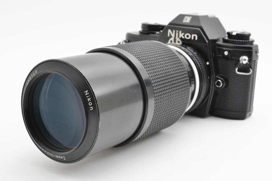 ニコン EM＋NIKKOR 80-200mm F4.5 カメラ 純正レンズセット