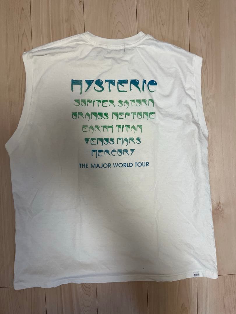 HYSTERIC GLAMOUR MAJOR WORLD TOUR ノースリーブ
