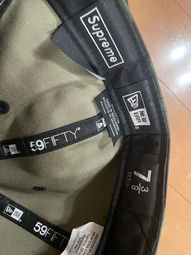 Supreme 迷彩 スケルトンキャップ 7 3/8