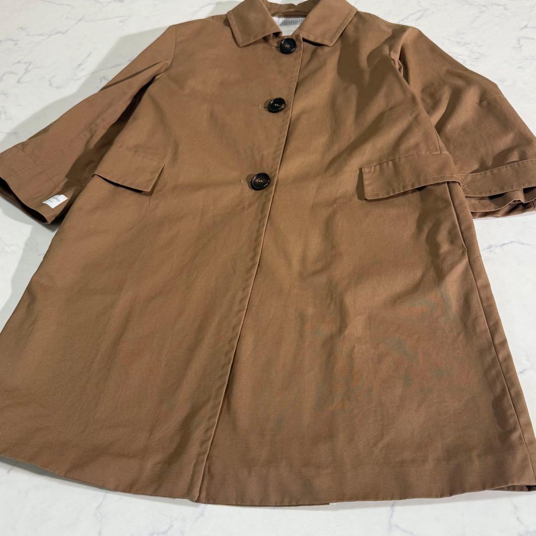 極美品　Max Mara The Cube キャメル　ステンカラーコート　S