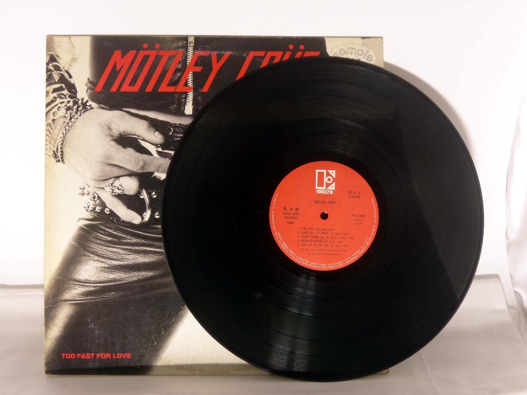 LP / MÖTLEY CRÜE TOO FAST FOR LOVE 非売品盤