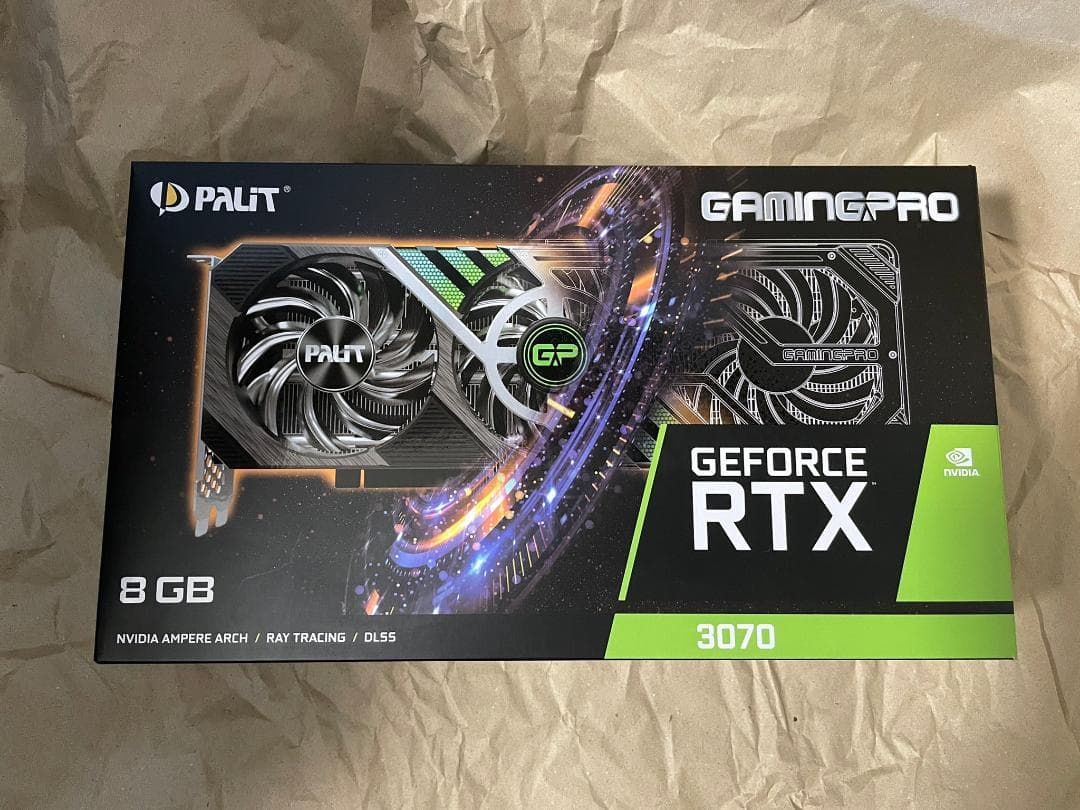 グラフィックボード・グラボ・ビデオカード Palit GeForce RTX 3070 GamingPro V1 8GB