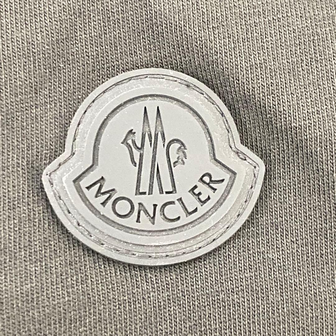 専用 E121 MONCLER モンクレール　ロンＴ　袖ロゴ　黒　XXL