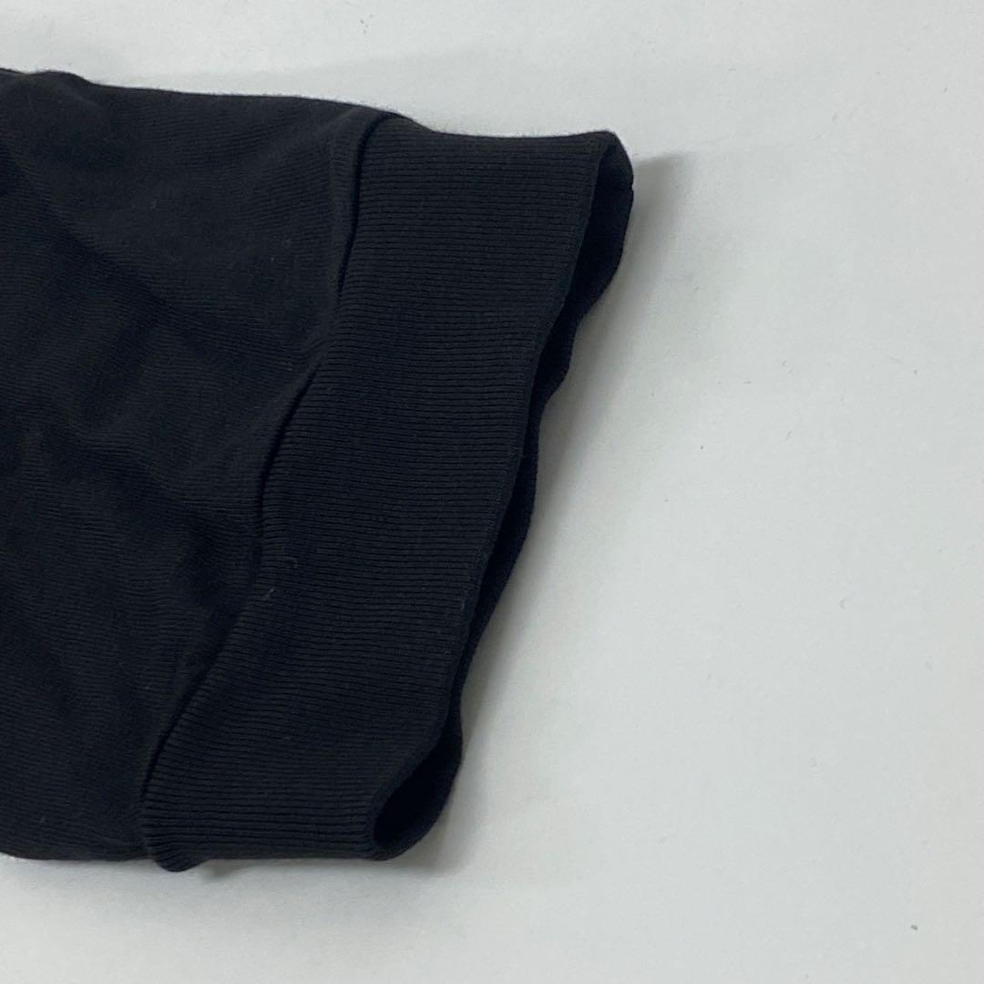 専用 E121 MONCLER モンクレール　ロンＴ　袖ロゴ　黒　XXL