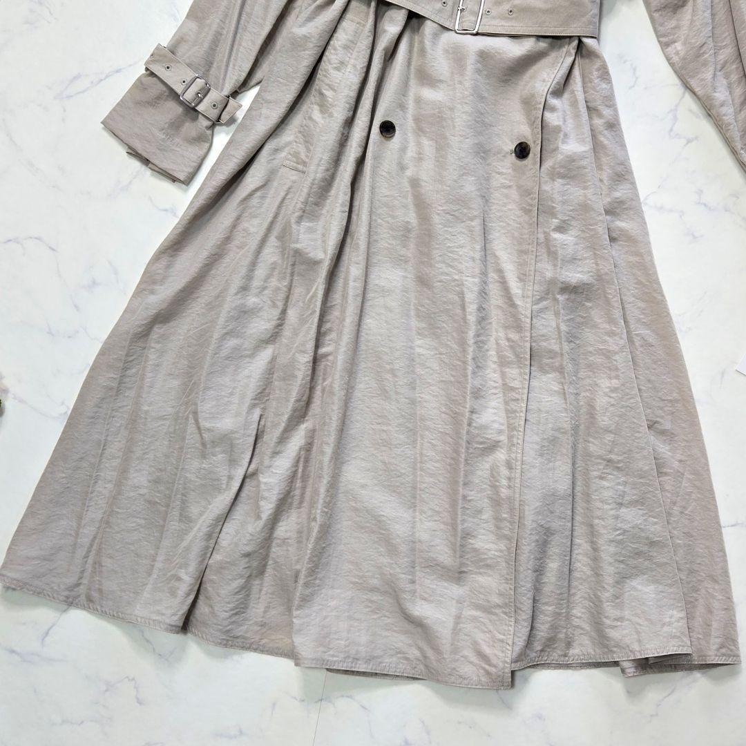 【未使用タグ付き】FRAY I.D トレンチコート フレア 24SS Sサイズ