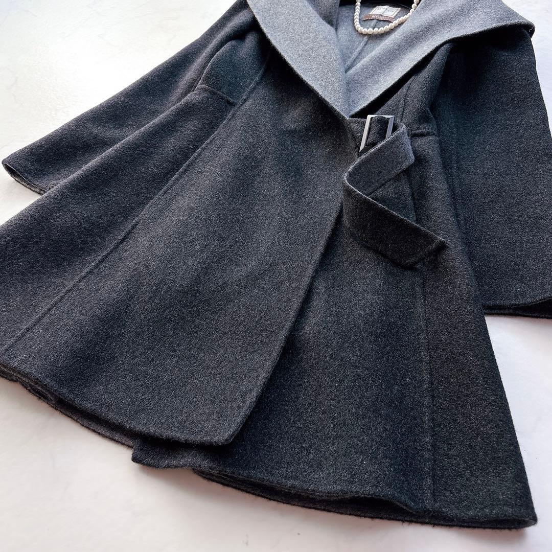 【FOXEY】定価24万　ダブルフェイス カシミヤラッフルコート　クリーニング済