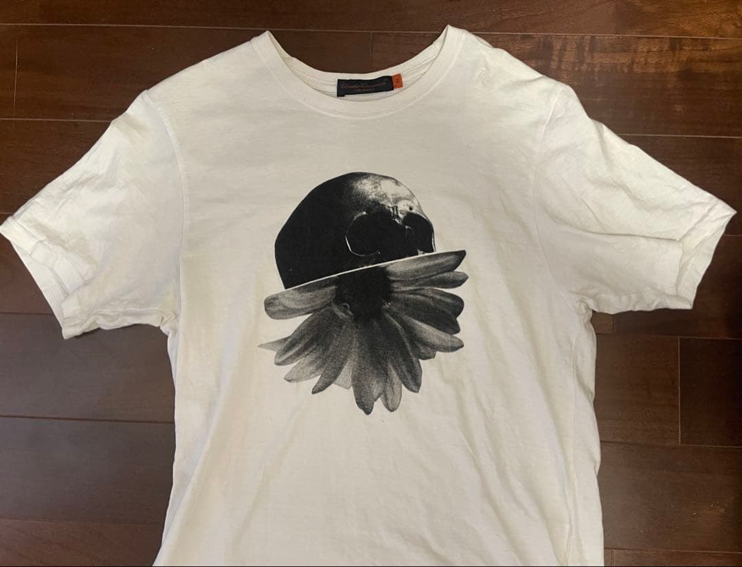 アンダーカバーイズム スカル フラワー Tシャツ
