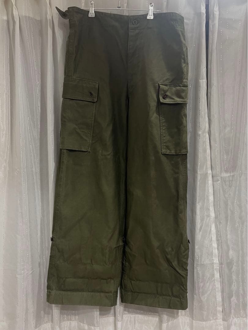 60sオランダ軍ダブルフェイスミリタリーカーゴパンツ86×80