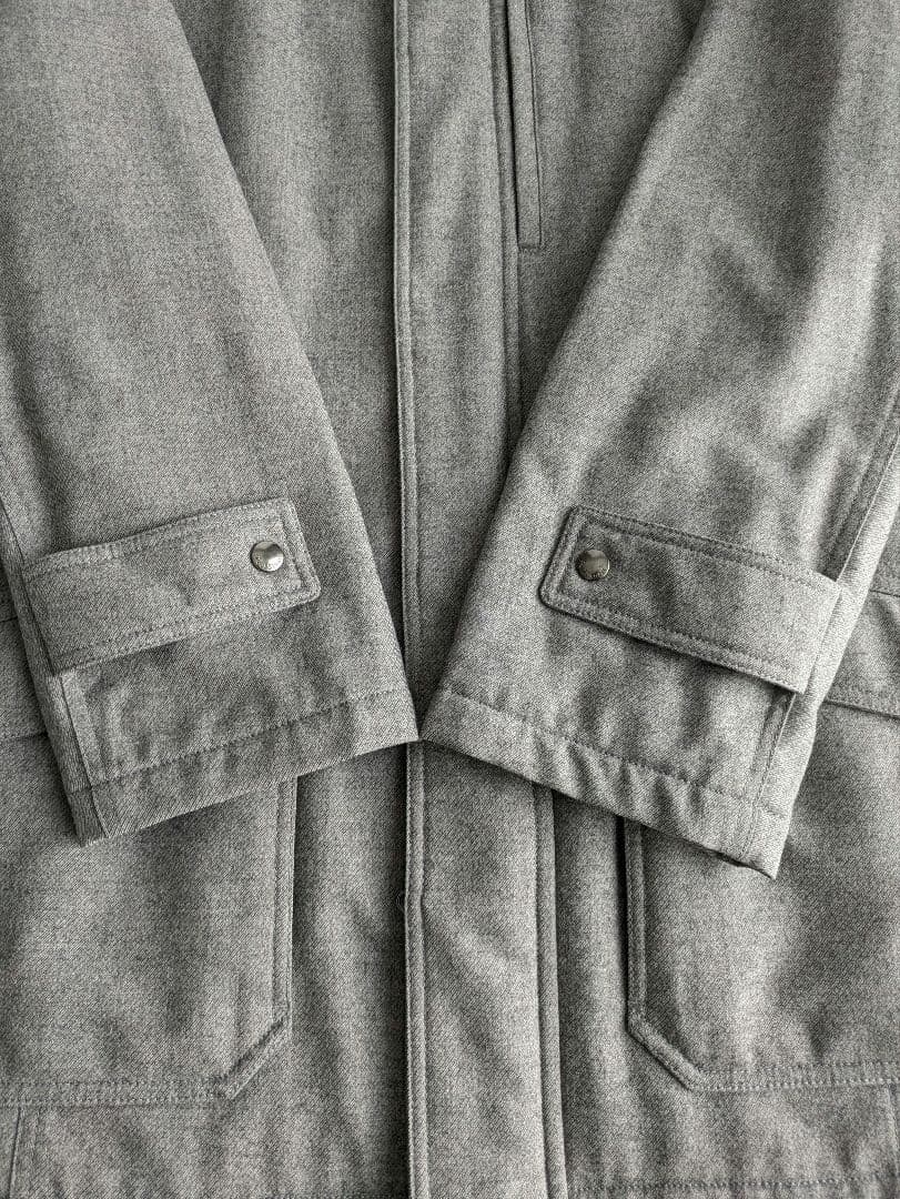 Paul Stuart ライナー付 フーデッドコート メンズ XL ウール 美品