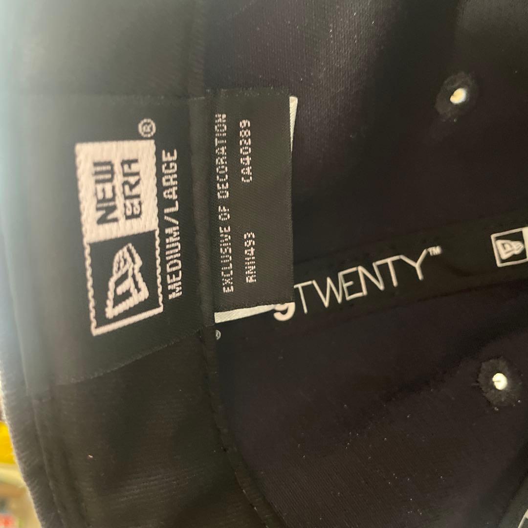 美品！宇ち多\" NEWERA 9TWENTY M/L キャップ ネイビー