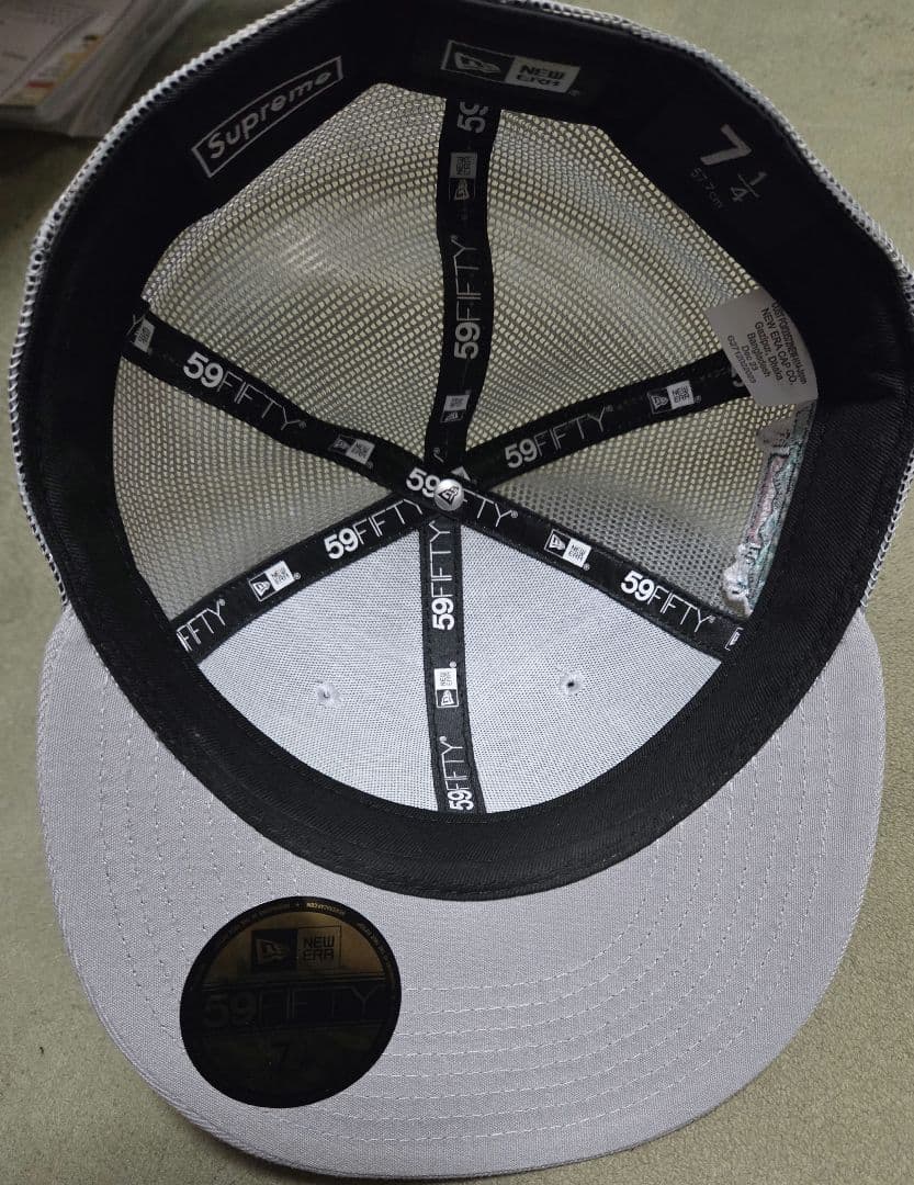 Supreme グレー トラッカーキャップ 7 1/4
