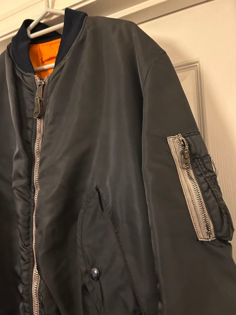 ALPHA INDUSTRIES Vintage MA-1 アルファ ネイビー