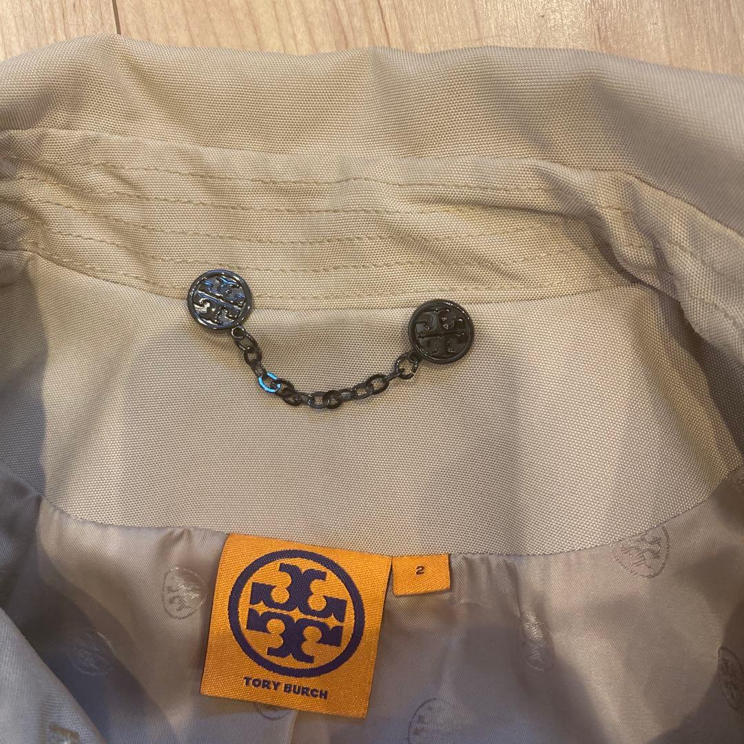 Tory Burch　トレンチコート ベージュ ベルト付き ７号　サイズ2