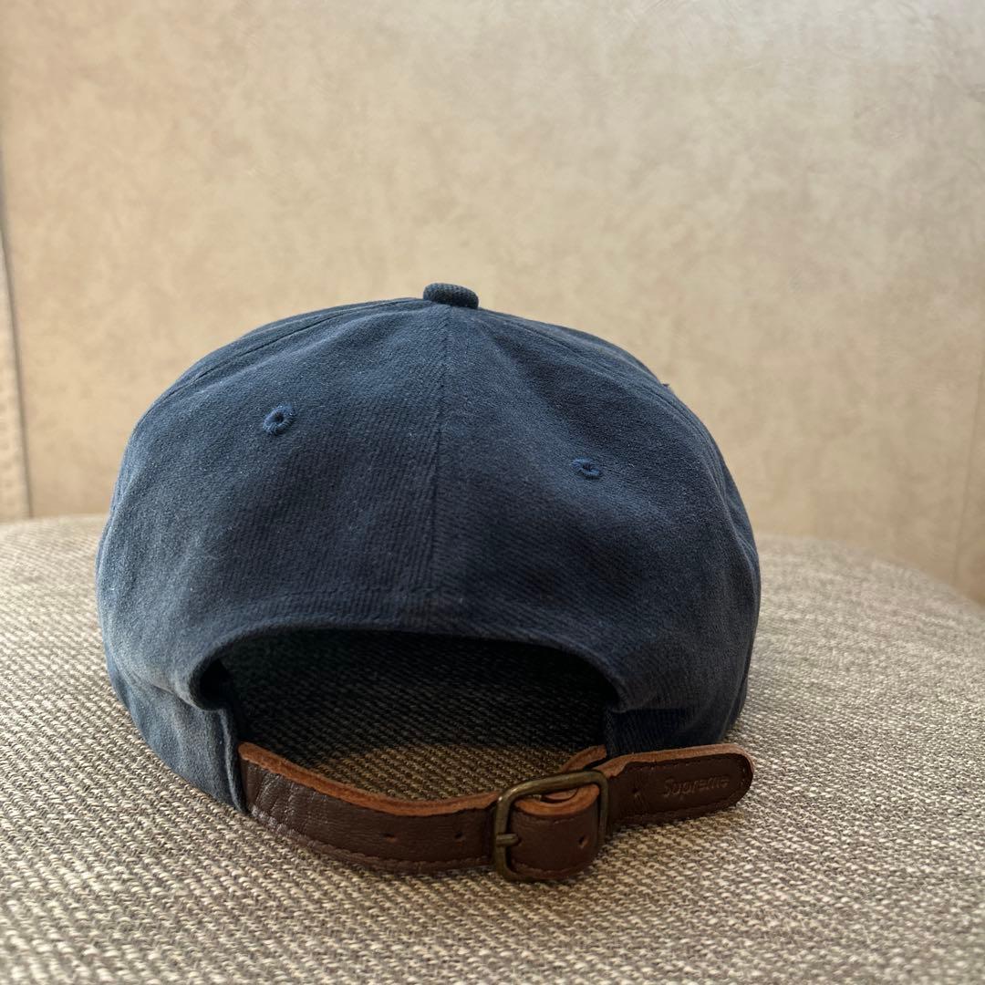 18ss Supreme Classic Logo 6-Panel ネイビー