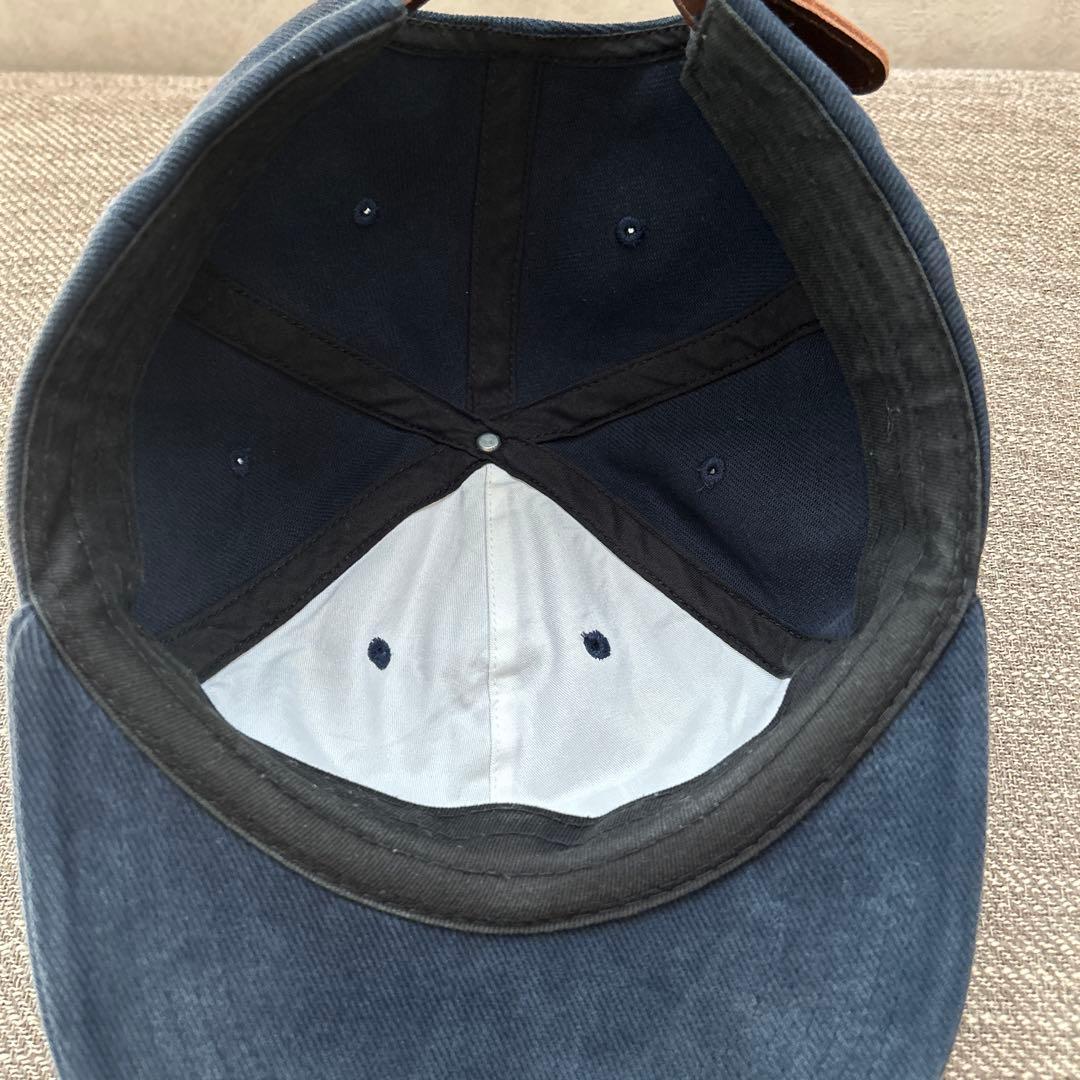 18ss Supreme Classic Logo 6-Panel ネイビー