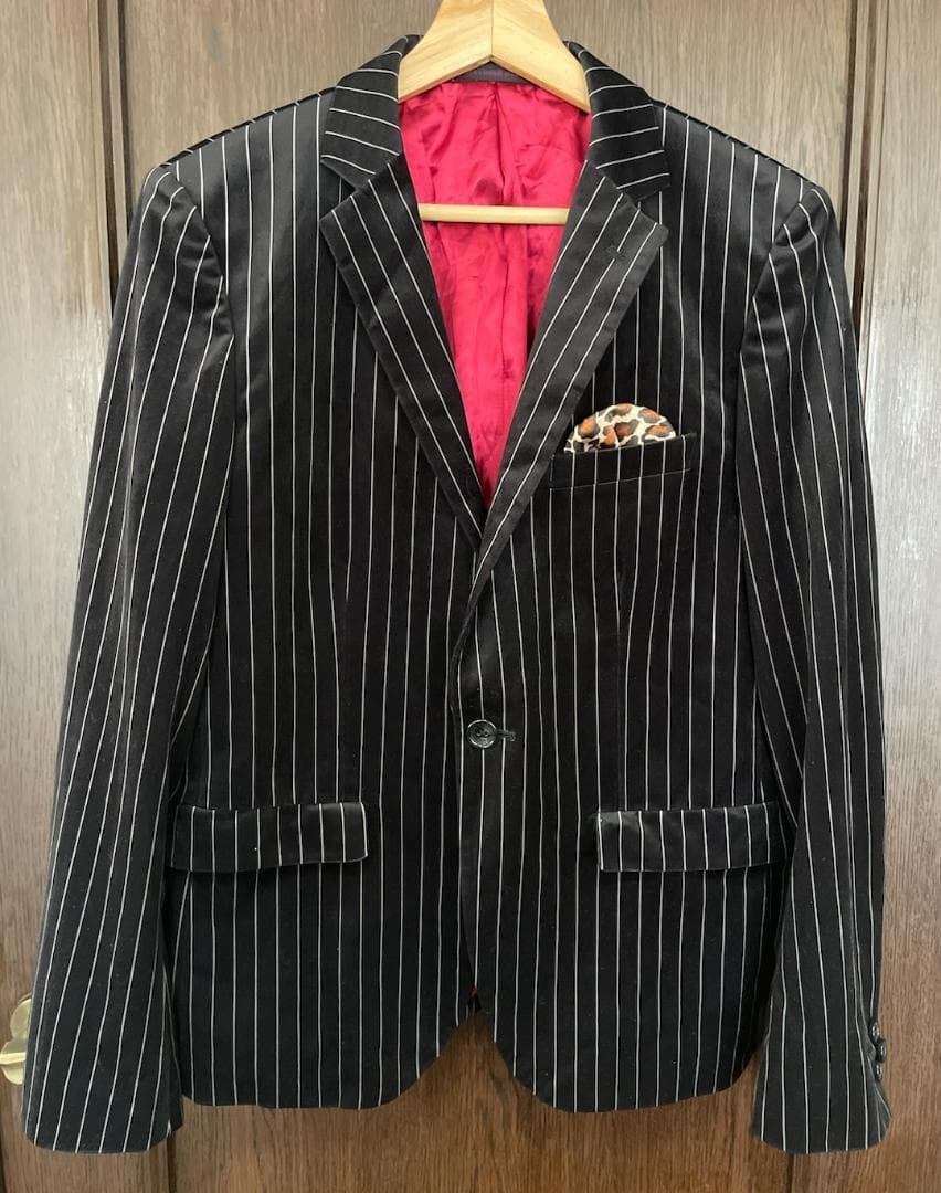 CUSTOM CULTURE ベロア ストライプジャケット 3 0-76-962