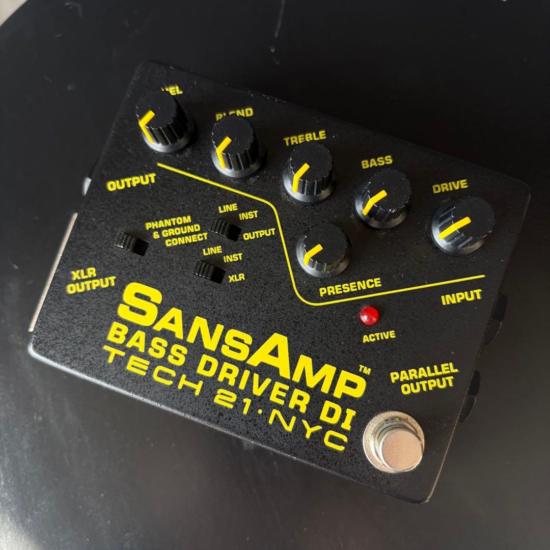 美品 TECH21 サンズアンプ SansAmp BASS D DI