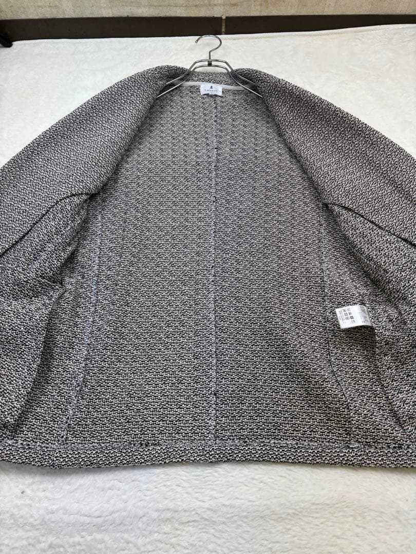 極美品　LANVIN 近年モデル　カーディガン　ニット　テーラードジャケット