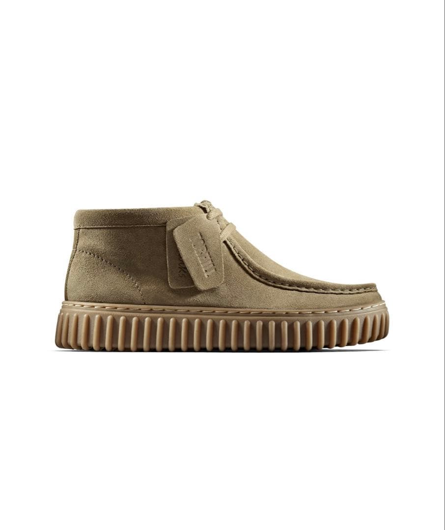 新品 Clarks Torhill Hi/トーヒルハイ (ダークサンドスエード)