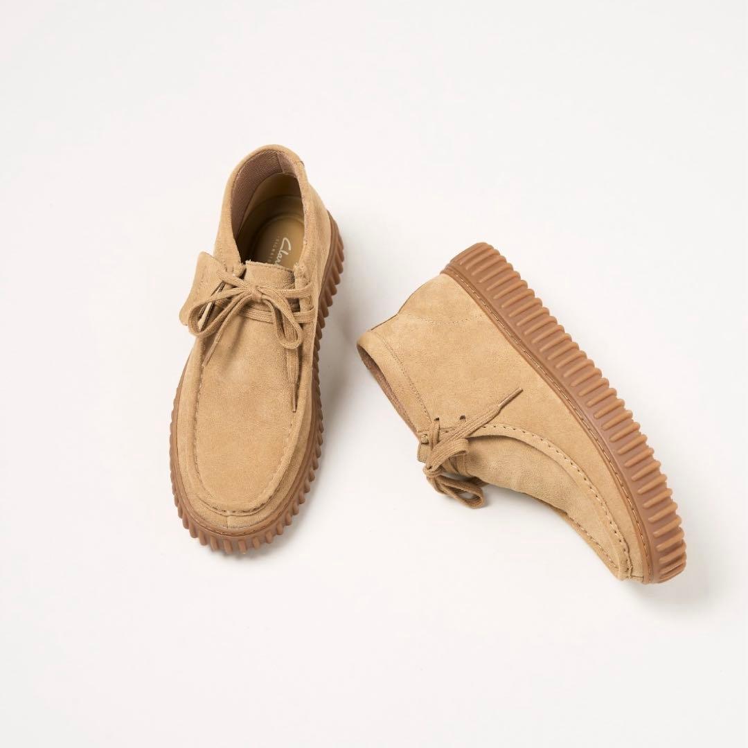 新品 Clarks Torhill Hi/トーヒルハイ (ダークサンドスエード)