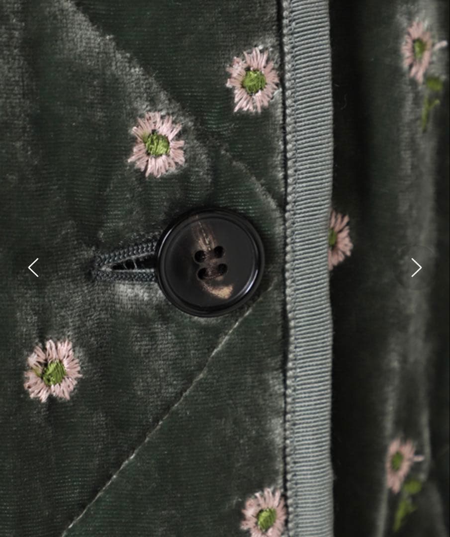 ［新品　タグ付き］IENA LA BOUCLE ペロア刺繍キルティングコート