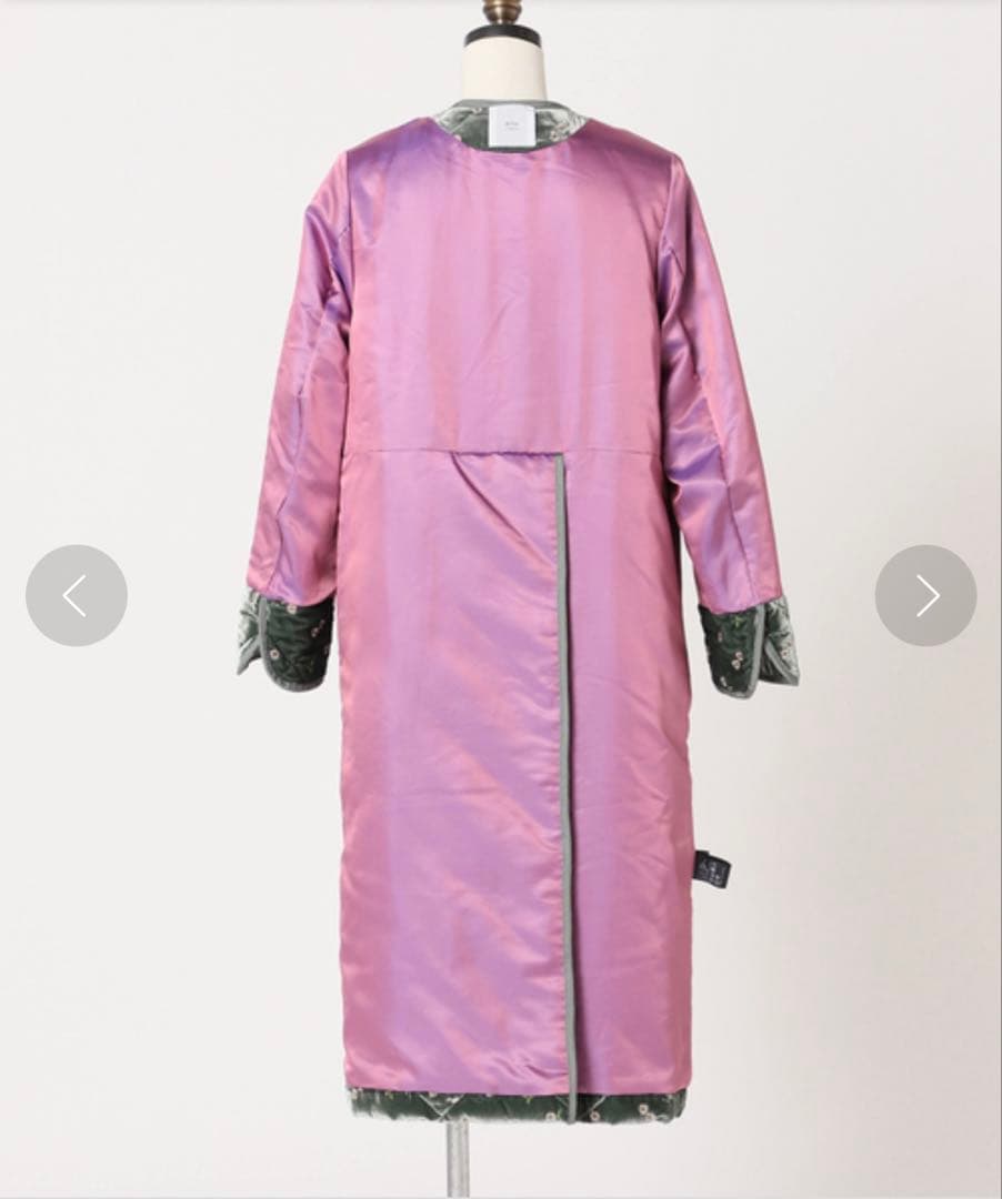 ［新品　タグ付き］IENA LA BOUCLE ペロア刺繍キルティングコート