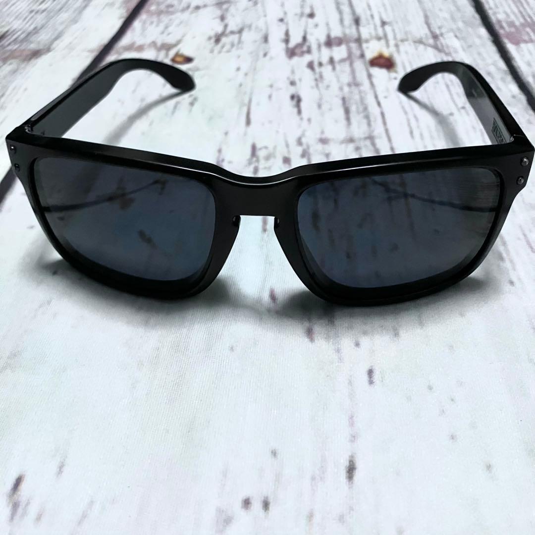 【美品】OAKLEY HOLBROOK 偏光サングラス マットブラック