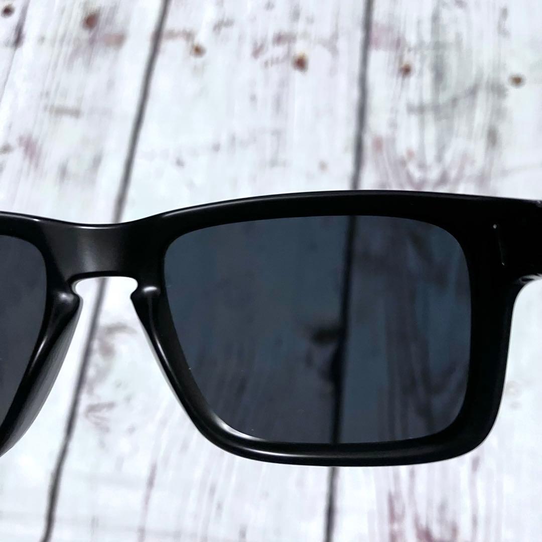 【美品】OAKLEY HOLBROOK 偏光サングラス マットブラック