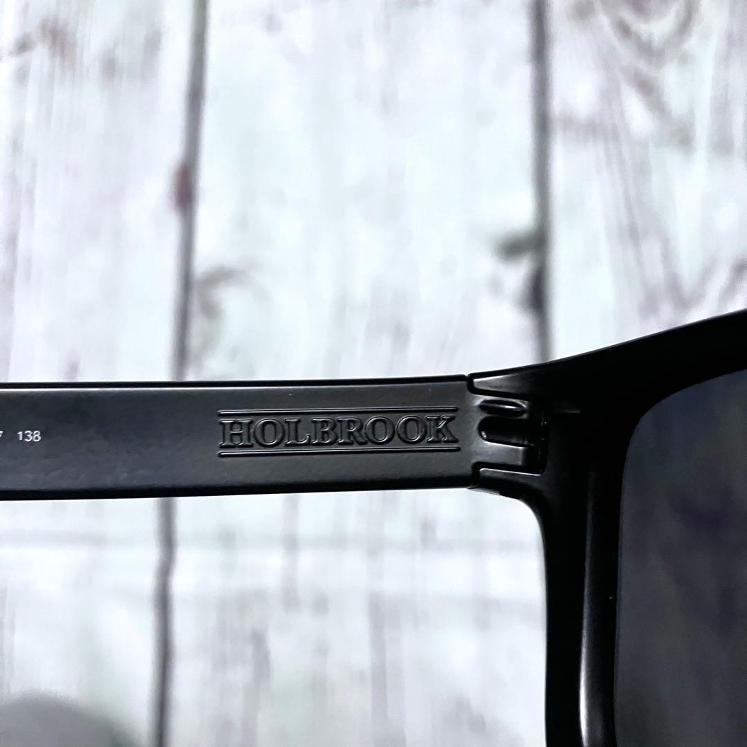 【美品】OAKLEY HOLBROOK 偏光サングラス マットブラック