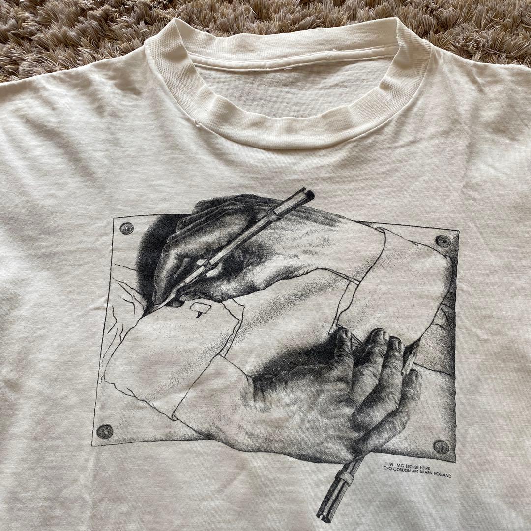 90s USA製 M.C.Escher エッシャー tシャツ ヴィンテージ