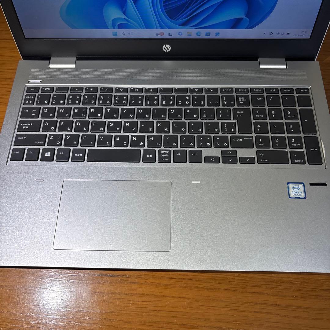 Windowsノート本体 HP 650 G4 Win11 8G 128GB
