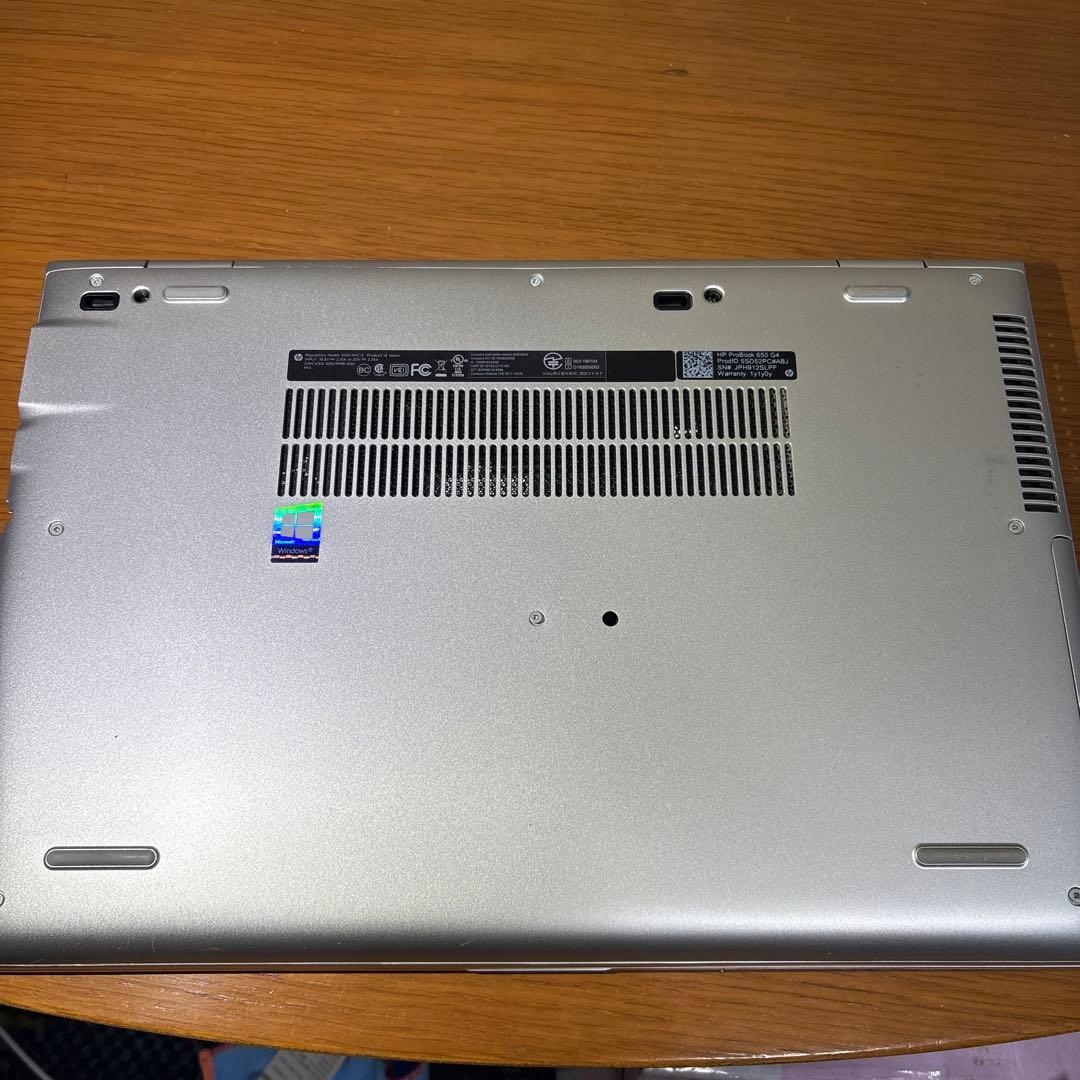 Windowsノート本体 HP 650 G4 Win11 8G 128GB