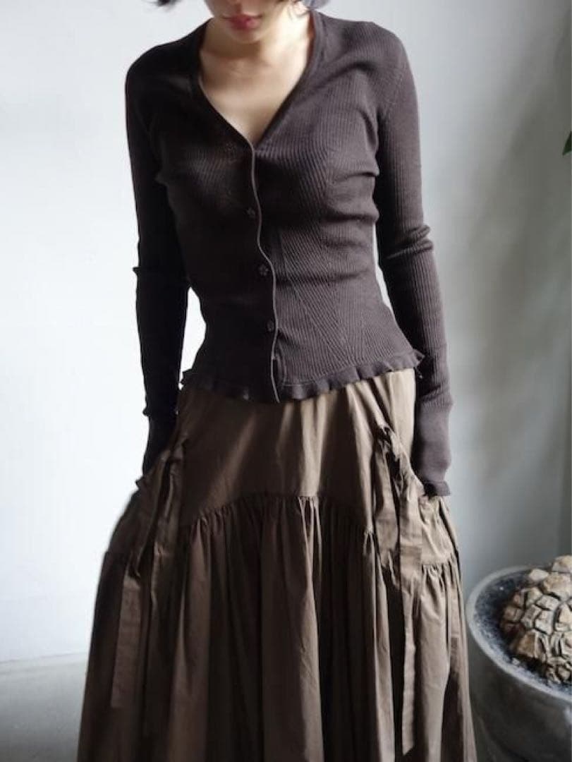 トップス cecilie bahnsen bessie cardigan brown