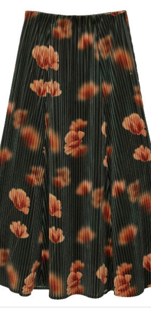 スカート amerivintage MILA VELOUR CUT SKIRT