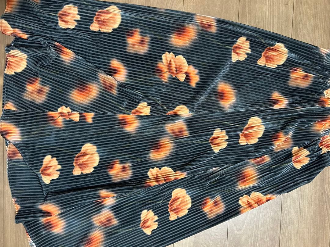 スカート amerivintage MILA VELOUR CUT SKIRT