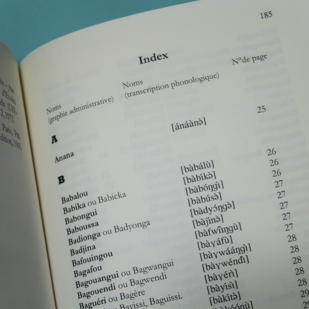 Dictionnaire des noms propres punu　プヌ語辞典