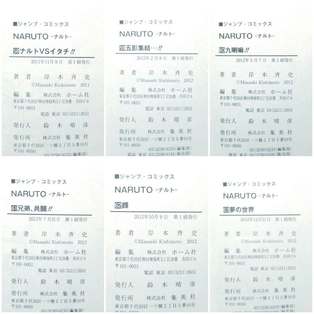 【⭐美品⭐】NARUTO/1~72巻+外伝+陣の書/全巻/帯&ジャンパラ多数