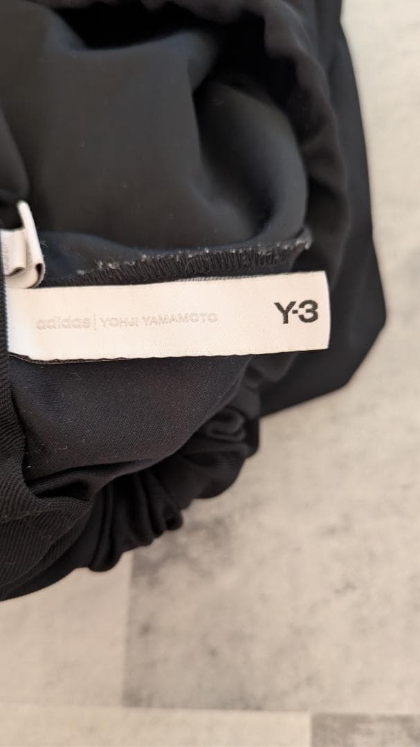 Y-3 ブラック ロングスカート