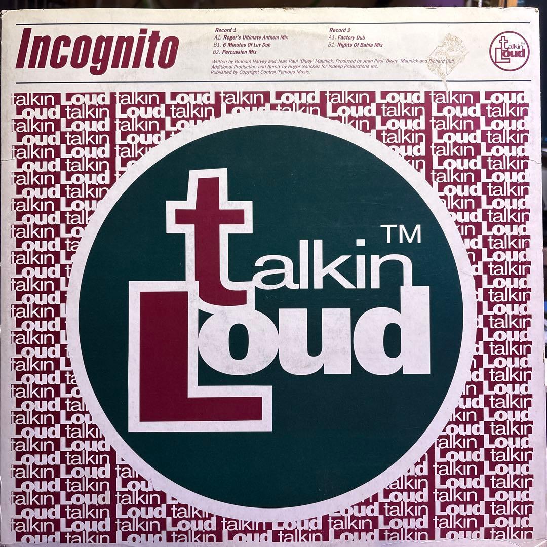 Incognito　I Hear Your Name　2枚組プロモ盤+正規盤