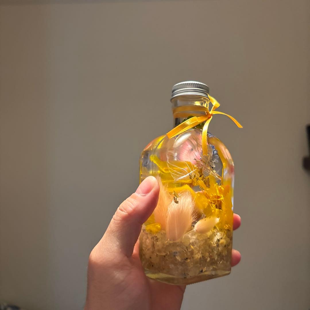 じゅんさん専用　パワーハーバリウム！ルチル入り！綺麗！プレゼントにも！