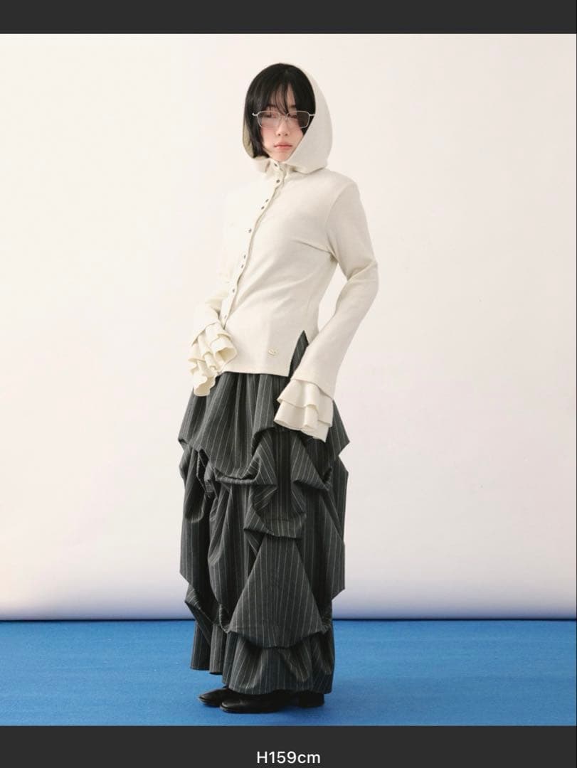 最終値下げ ロワンニュイ loinnuit グリッターワッフルフーディー