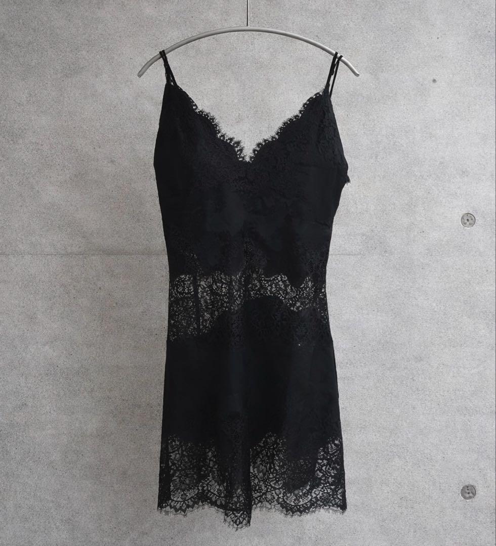 ZARA レース　サテン　キャミソール